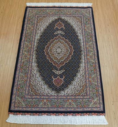  160×104cm 手織り ペルシャ絨毯 タブリーズ