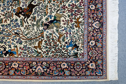 218×140cm   パキスタン手織り絨毯 Decorworks