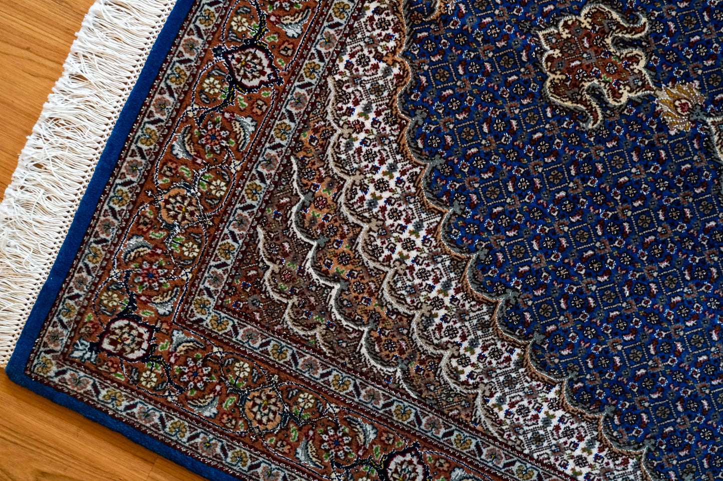 Collection 154×106cm 手織り ペルシャ絨毯 タブリーズ産　50RAJ