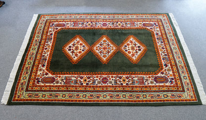 200×146cm  ペルシャ ガシュガイ 手織り絨毯 Decorworks