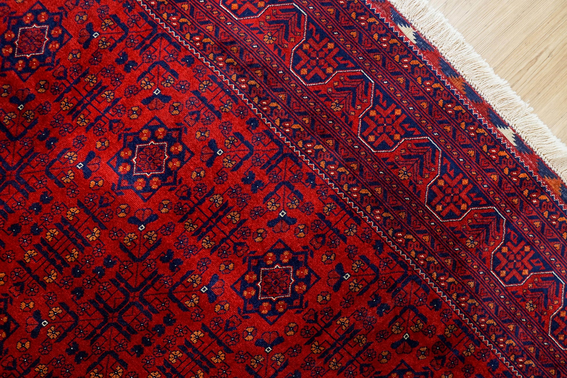  アフガニスタン絨毯 カールモハメディ ビルジククオリティ 240×180cm