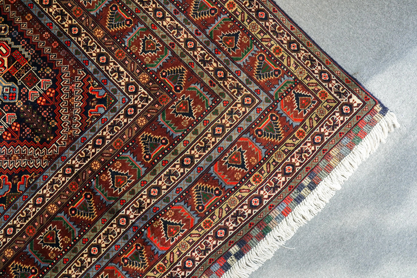 295×195cm アフガニスタン トルクメン　手織り絨毯　 トライバルラグ Decorworks