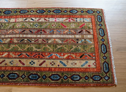 Collection 96×56cm アフガニスタン手織りギャッベ ガズニウール トライバルデザイン