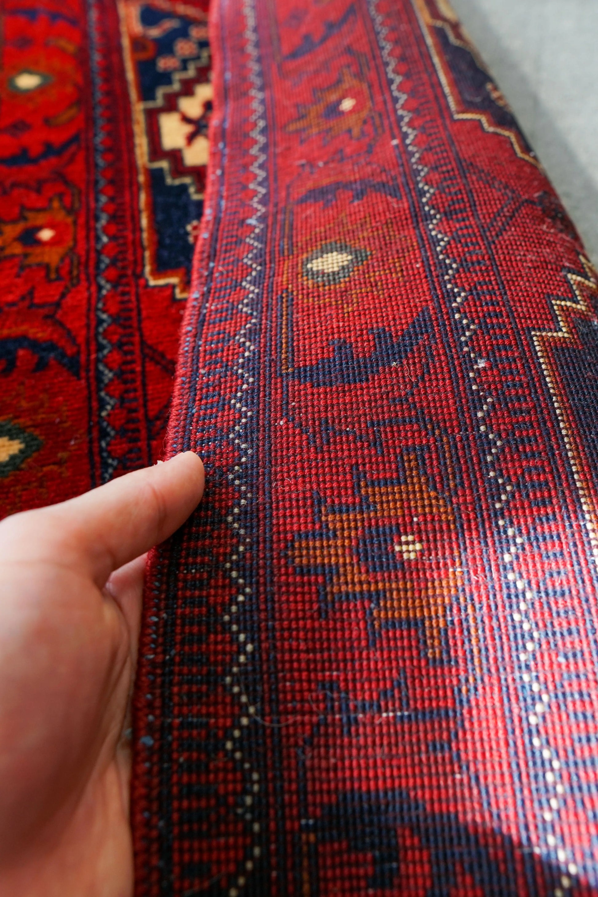 106×53cm アフガン手織り絨毯 カールモハメディ Decorworks