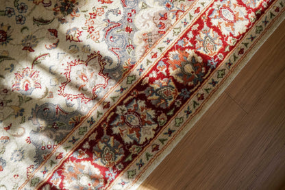  手織りペルシャ絨毯 オリエンタルラグ 228×144cm