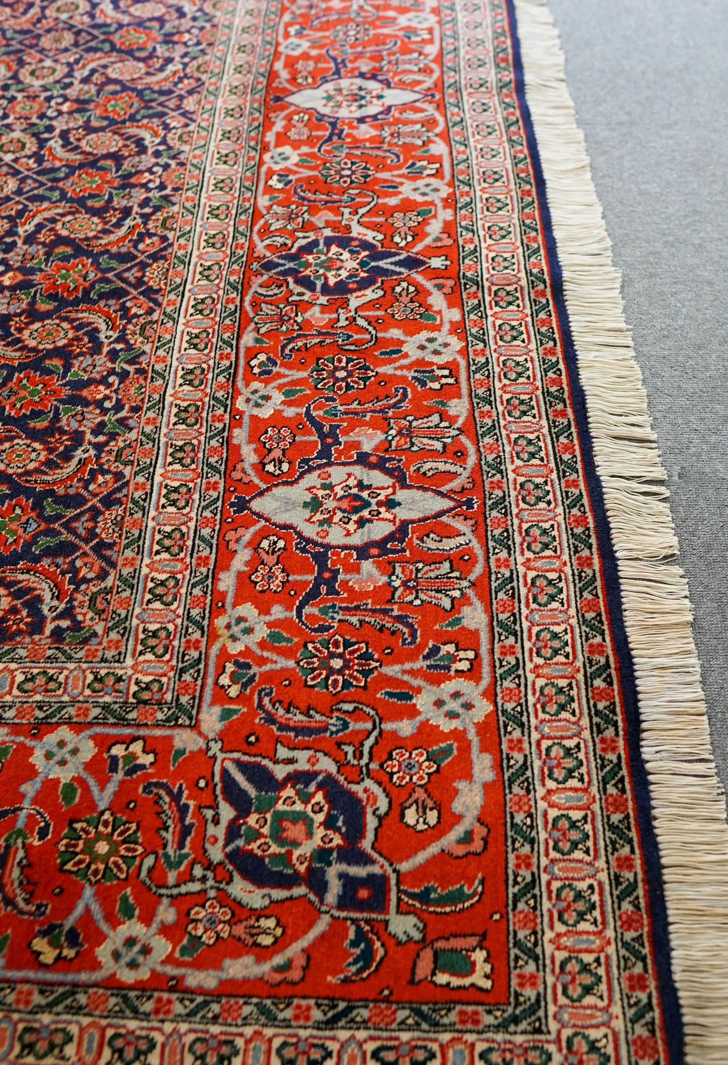 295×202cm ペルシャ手織り絨毯タブリーズ産 Decorworks
