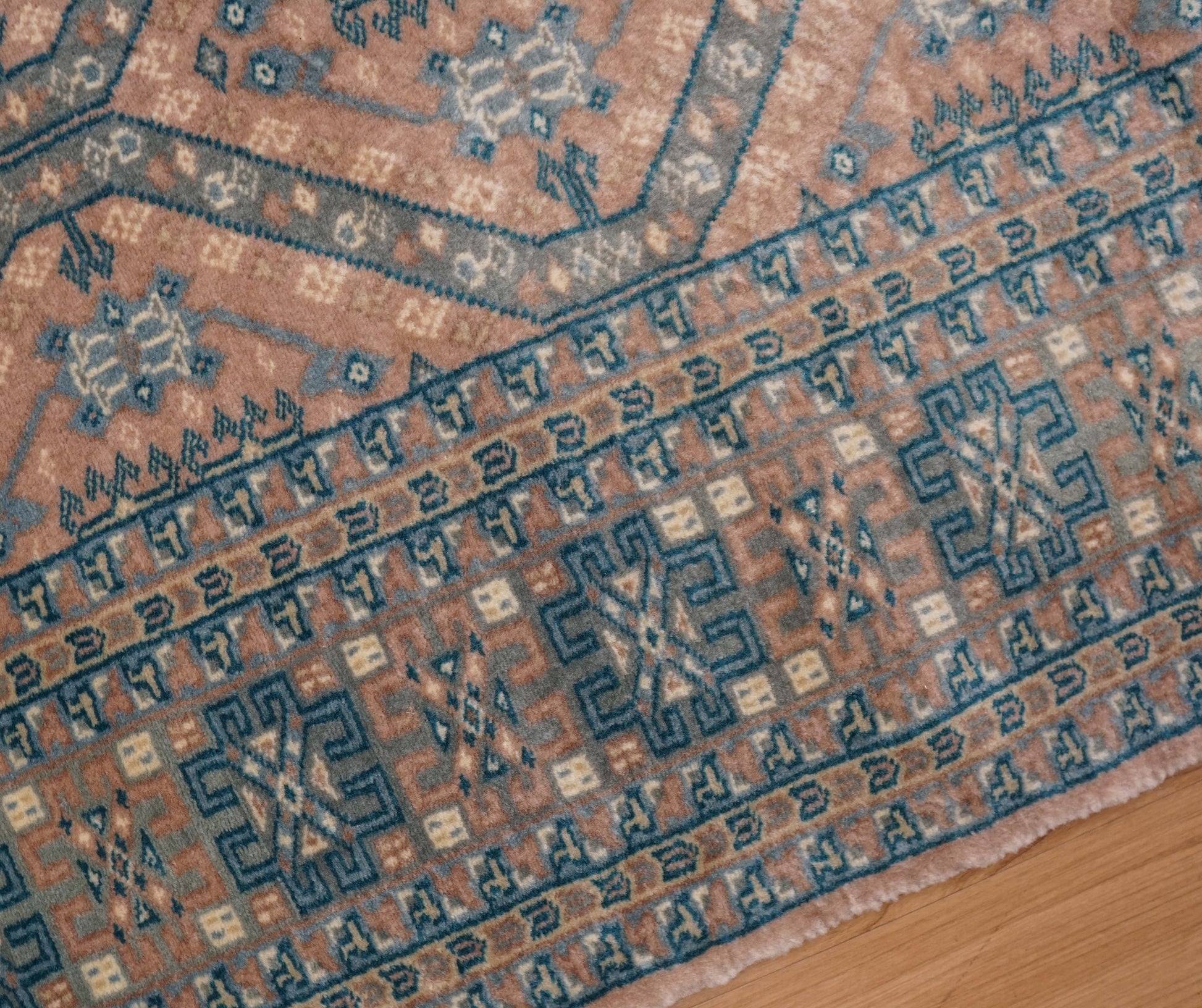  217×153cm パキスタン手織り絨毯 Fine quality11/22