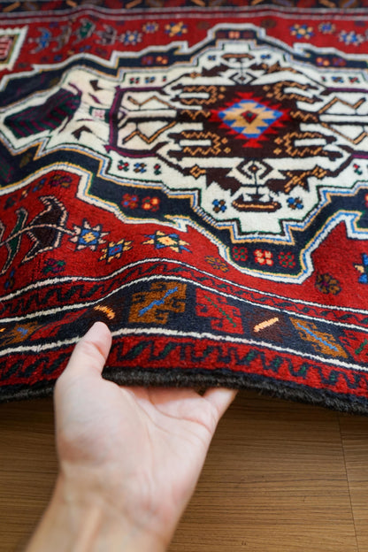  ペルシャ 絨毯 バルーチ 手織り トライバルラグ 163×95cm