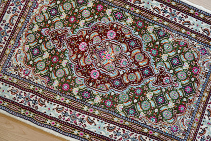 90×59cm   ペルシャ 手織り絨毯 Decorworks