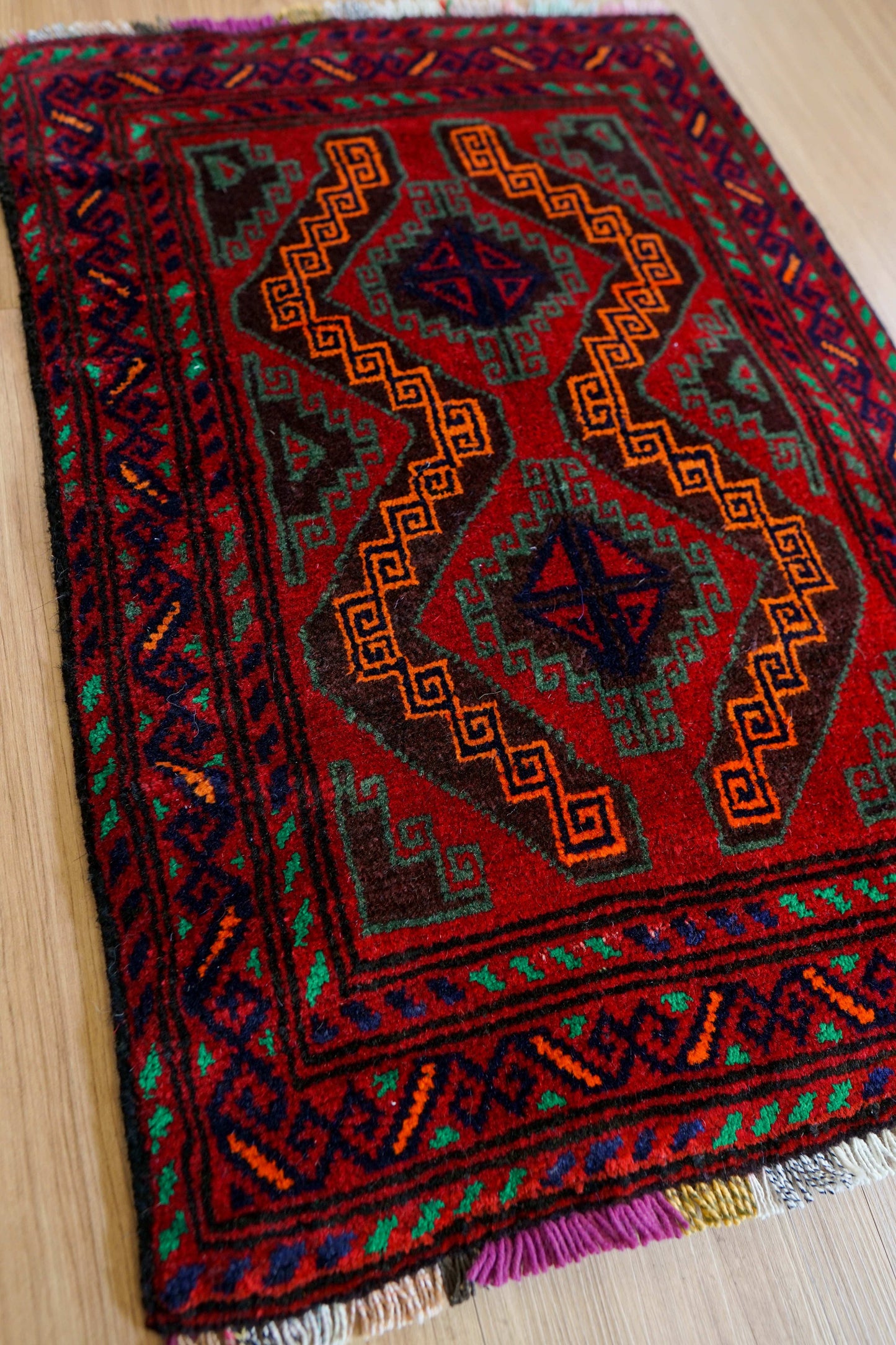 Tribal Rug, Vintage Rug, Baluch, 68x47cm, Persian Rug, Entry Mat Size