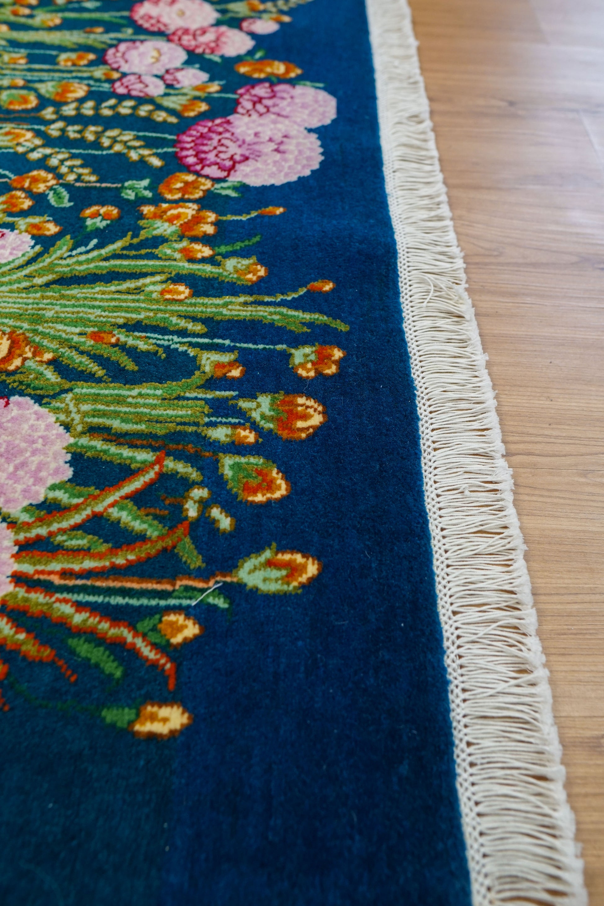  ペルシャ手織り絨毯 タブリーズ 175×103cm