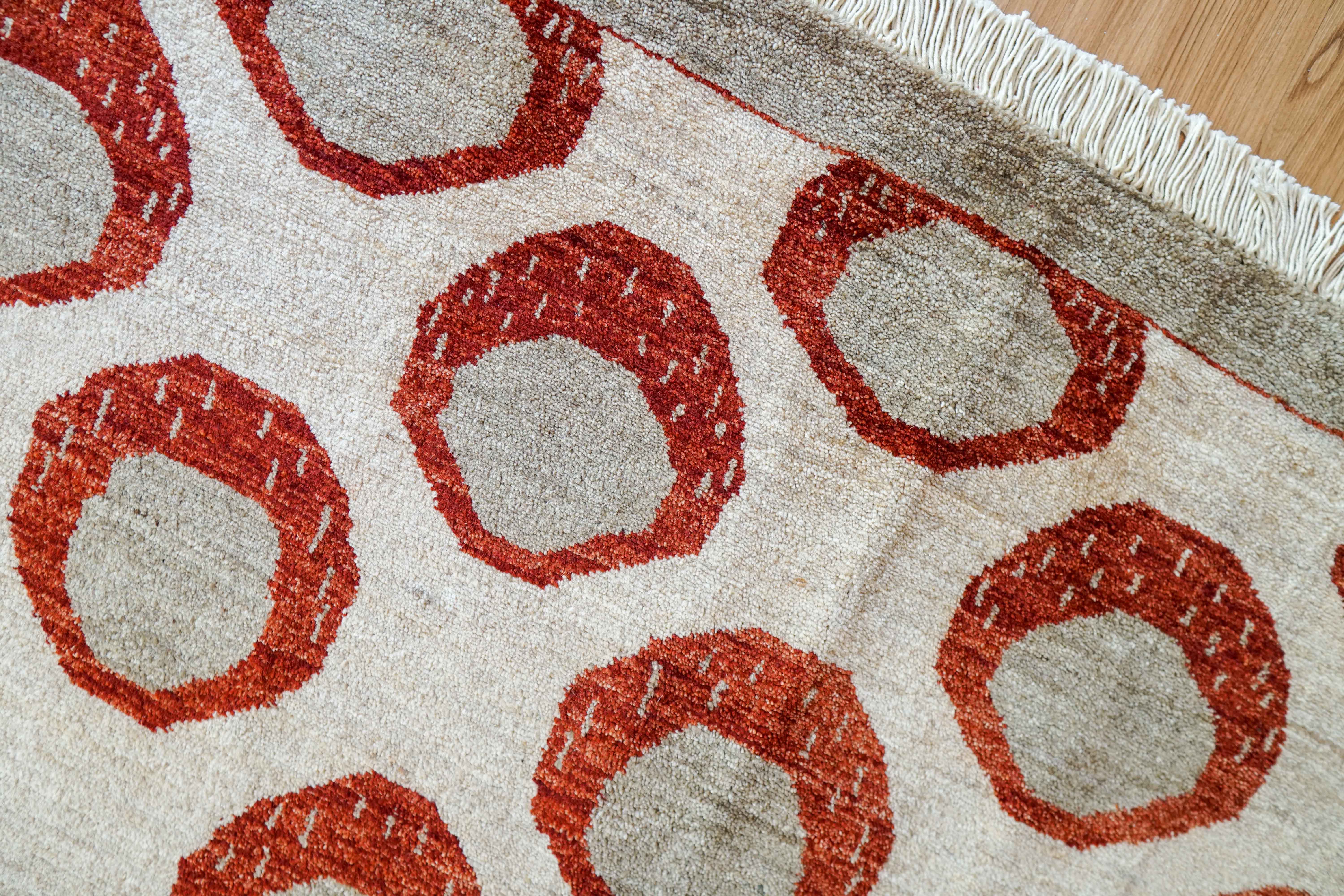 Persian Hand-Woven Kashkuli Gabbeh 194×131cm | Modern Art Design