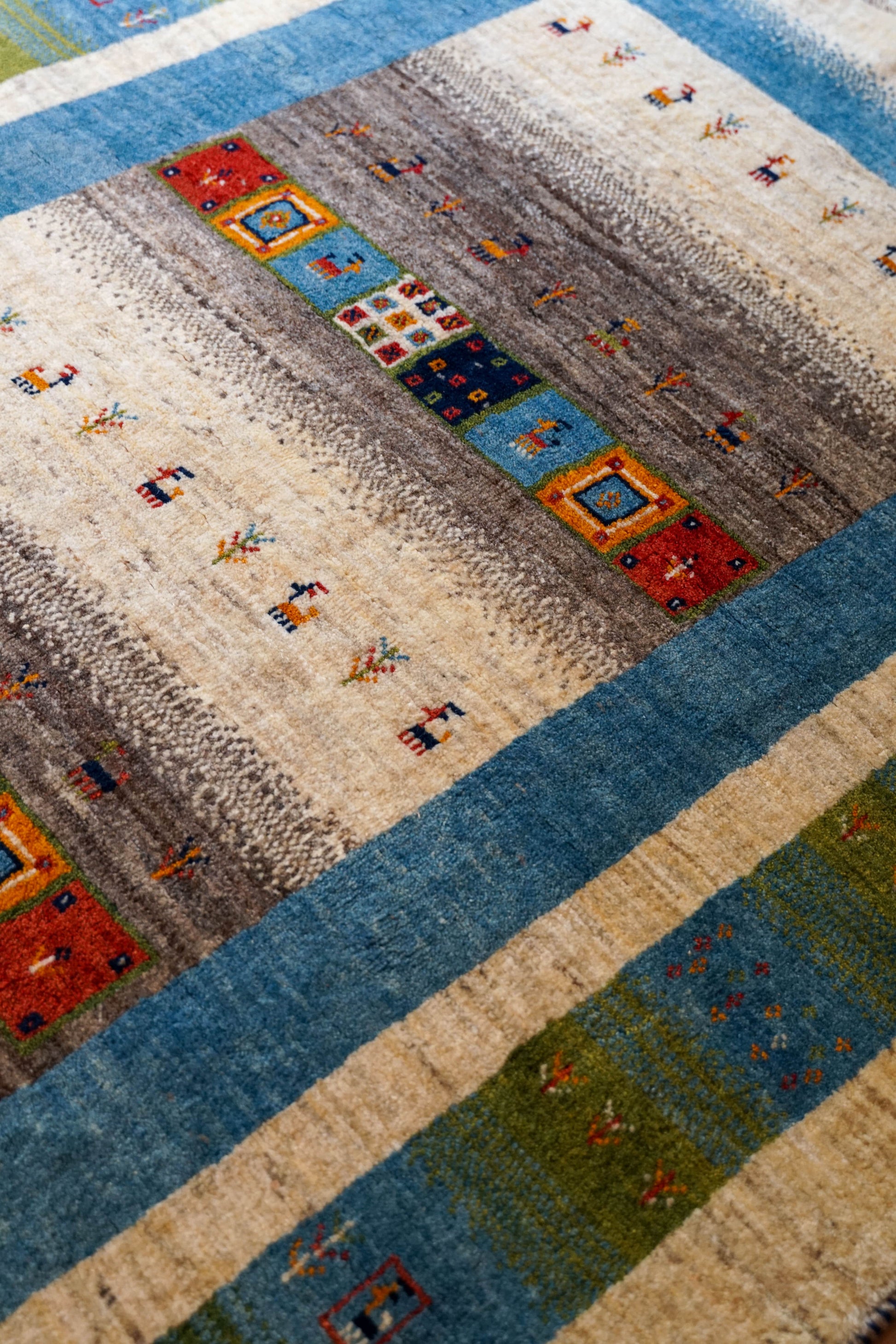 Collection ペルシャ手織りギャッベ 200×159cm -19508