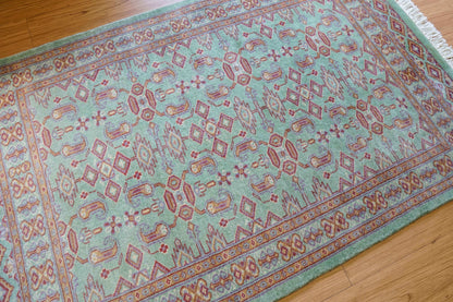 パキスタン手織り絨毯 124×77cm - Decorworks