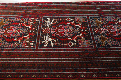  アフガニスタン手織り絨毯 ビルジククオリティ 292×89cm