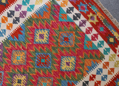 153×104cm　　アフガニスタン　手織り　キリム Decorworks