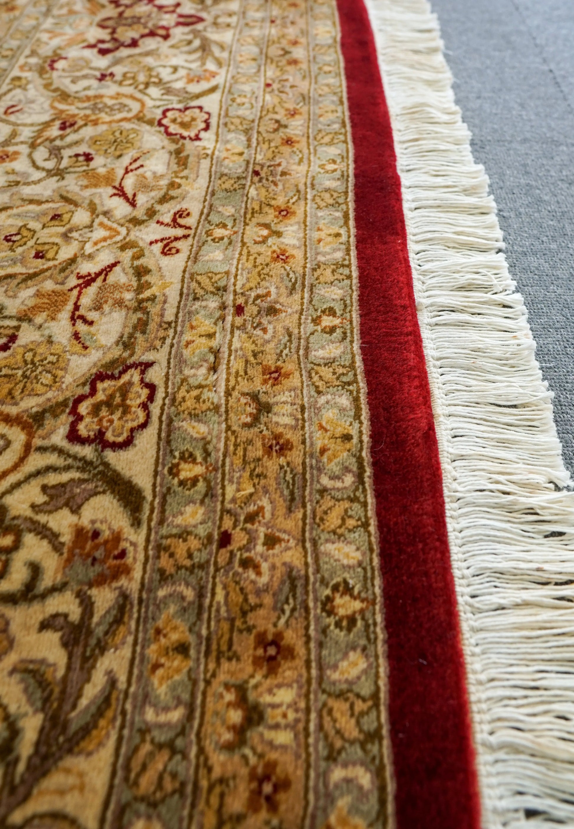 257×252cm  パキスタン ダブルノッ 手織り絨毯 Decorworks