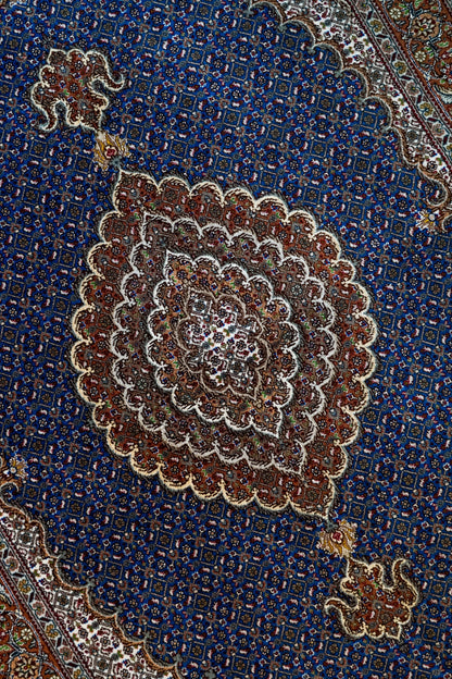 Collection 154×106cm 手織り ペルシャ絨毯 タブリーズ産　50RAJ