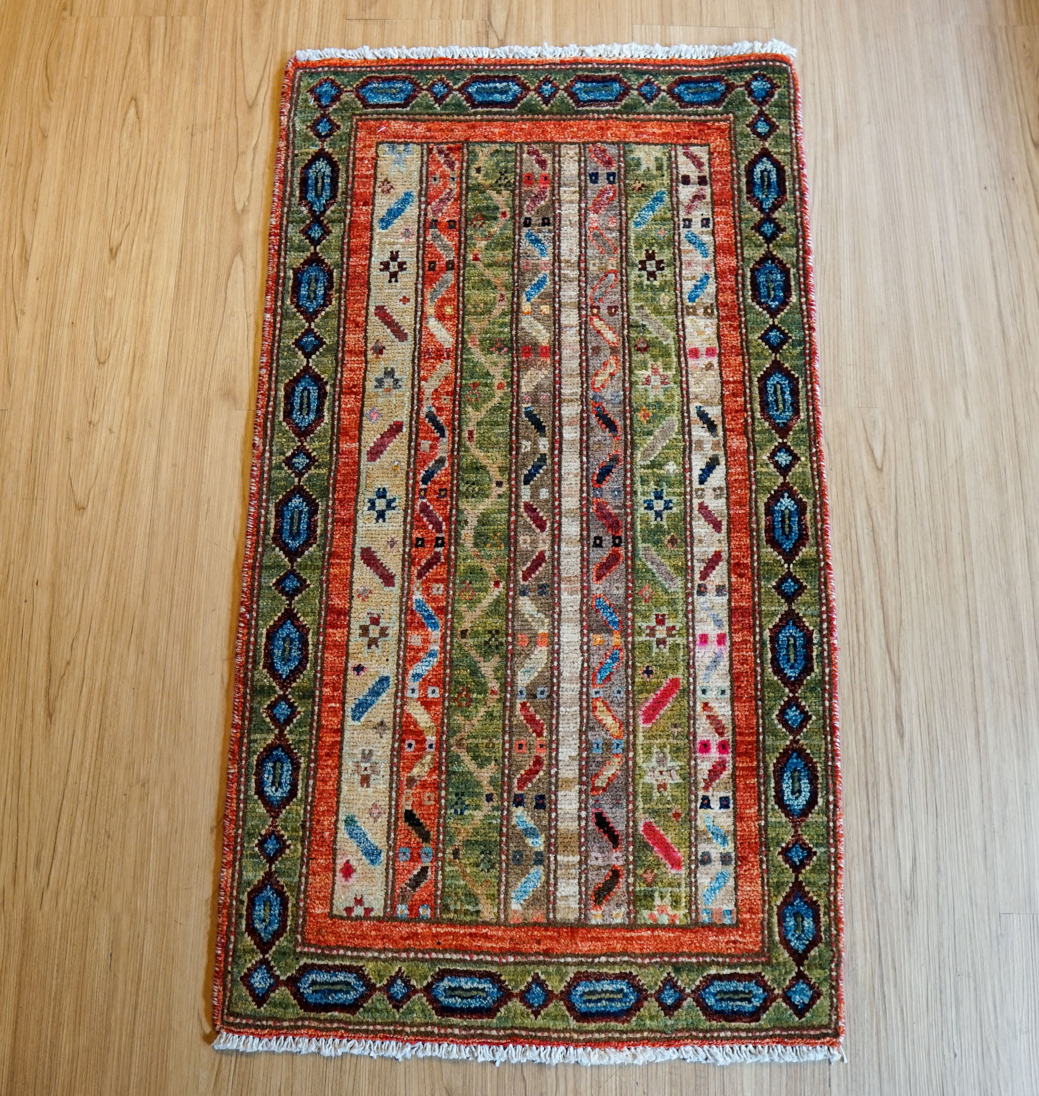 60×39cm アフガニスタン手織り絨毯 ギャッベ 60×39cm アフガニスタン手織り絨毯 ギャッベ ギャッベ（ギャベ