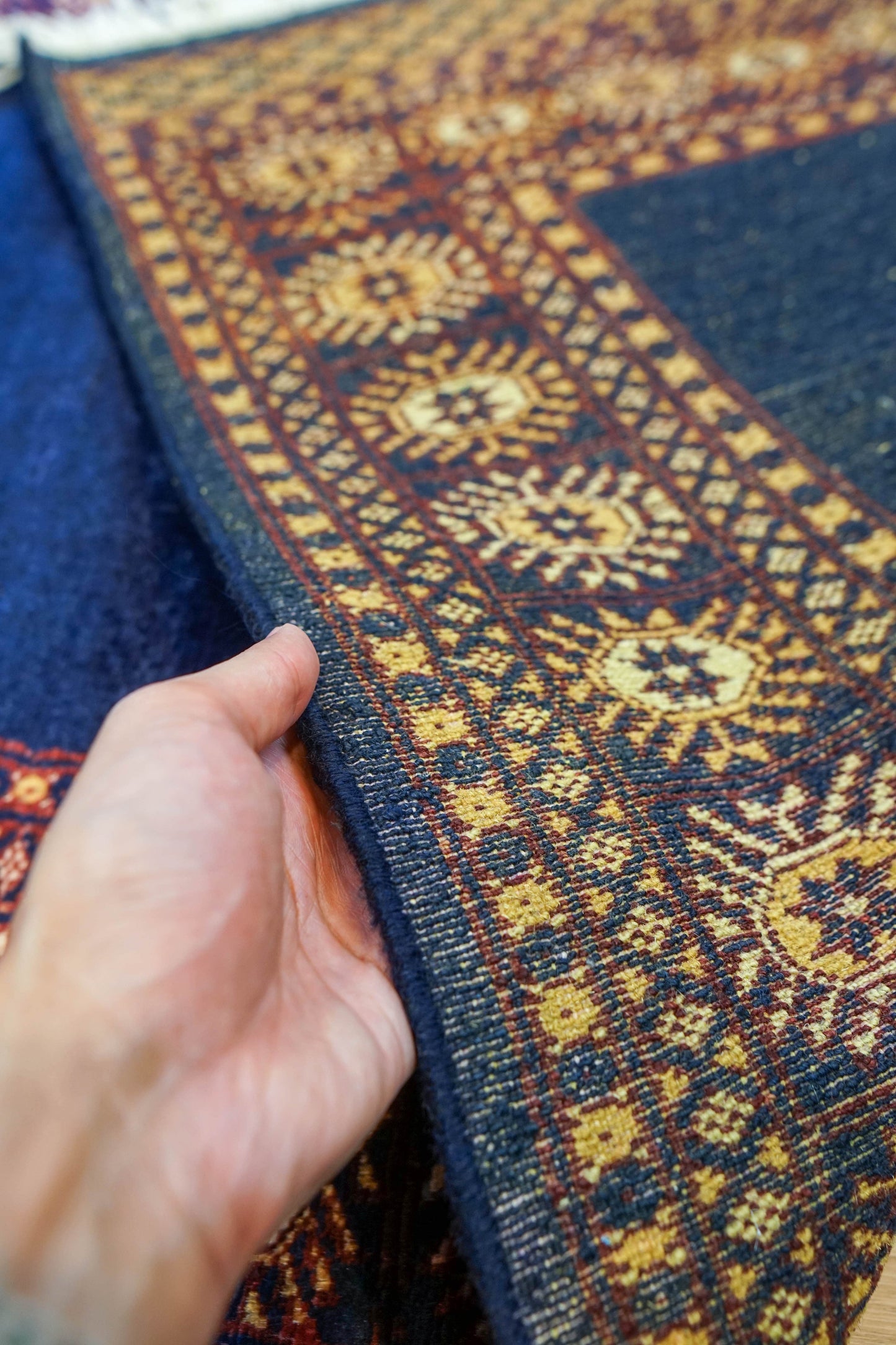  パキスタン手織り絨毯 157×97cm