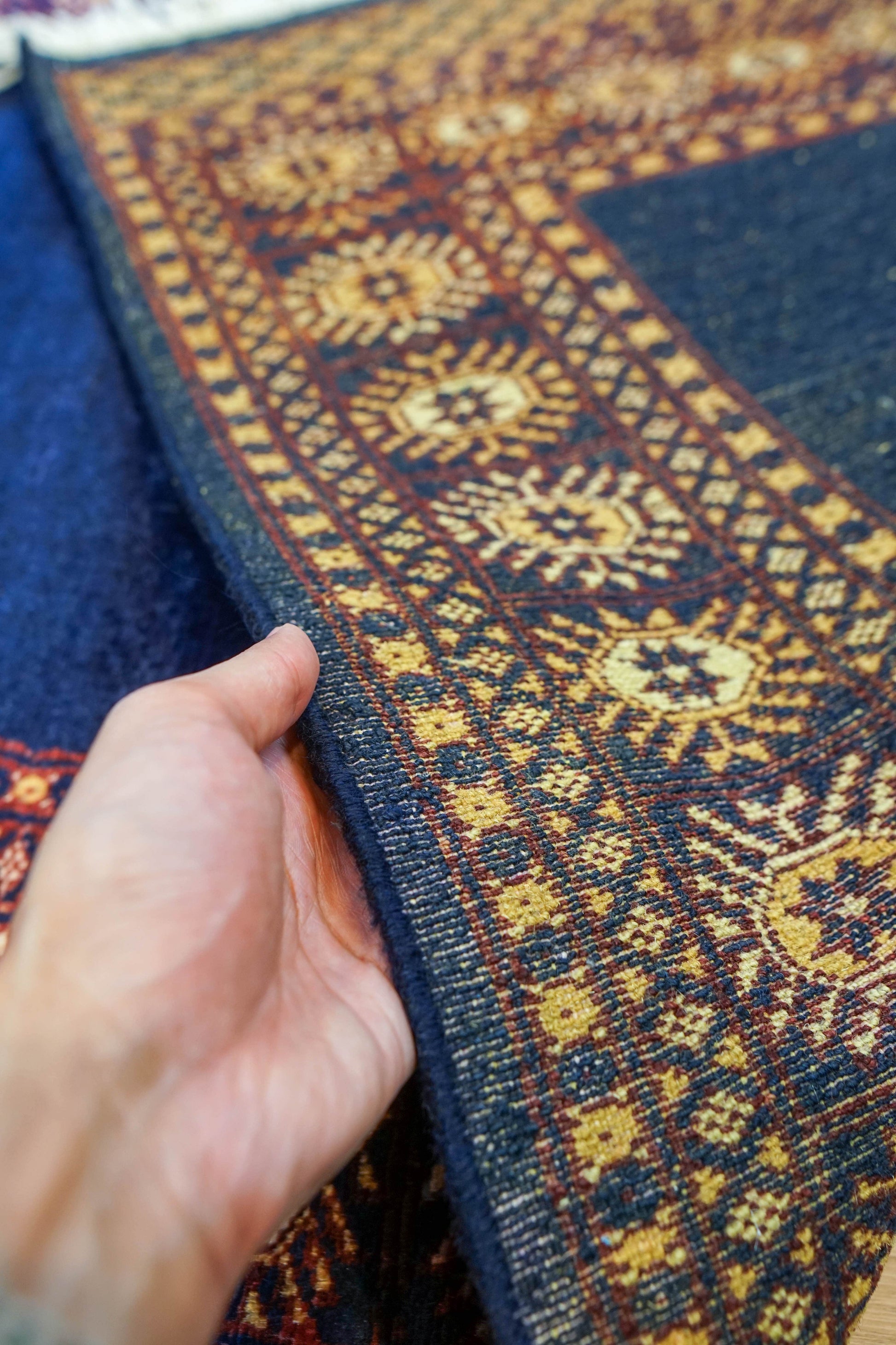  パキスタン手織り絨毯 157×97cm