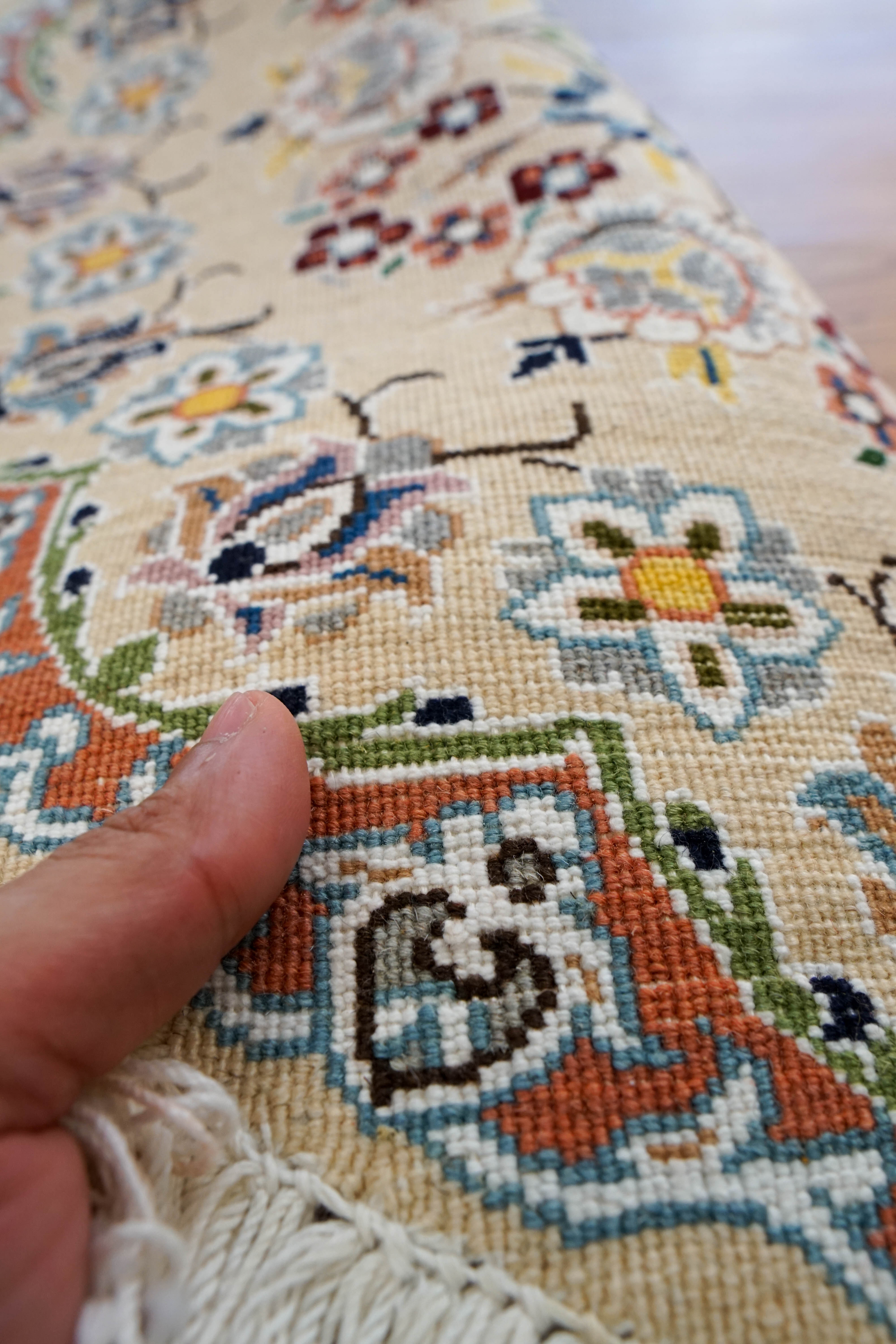 ペルシャ絨毯 ナイン 丸71cm – Decorworks