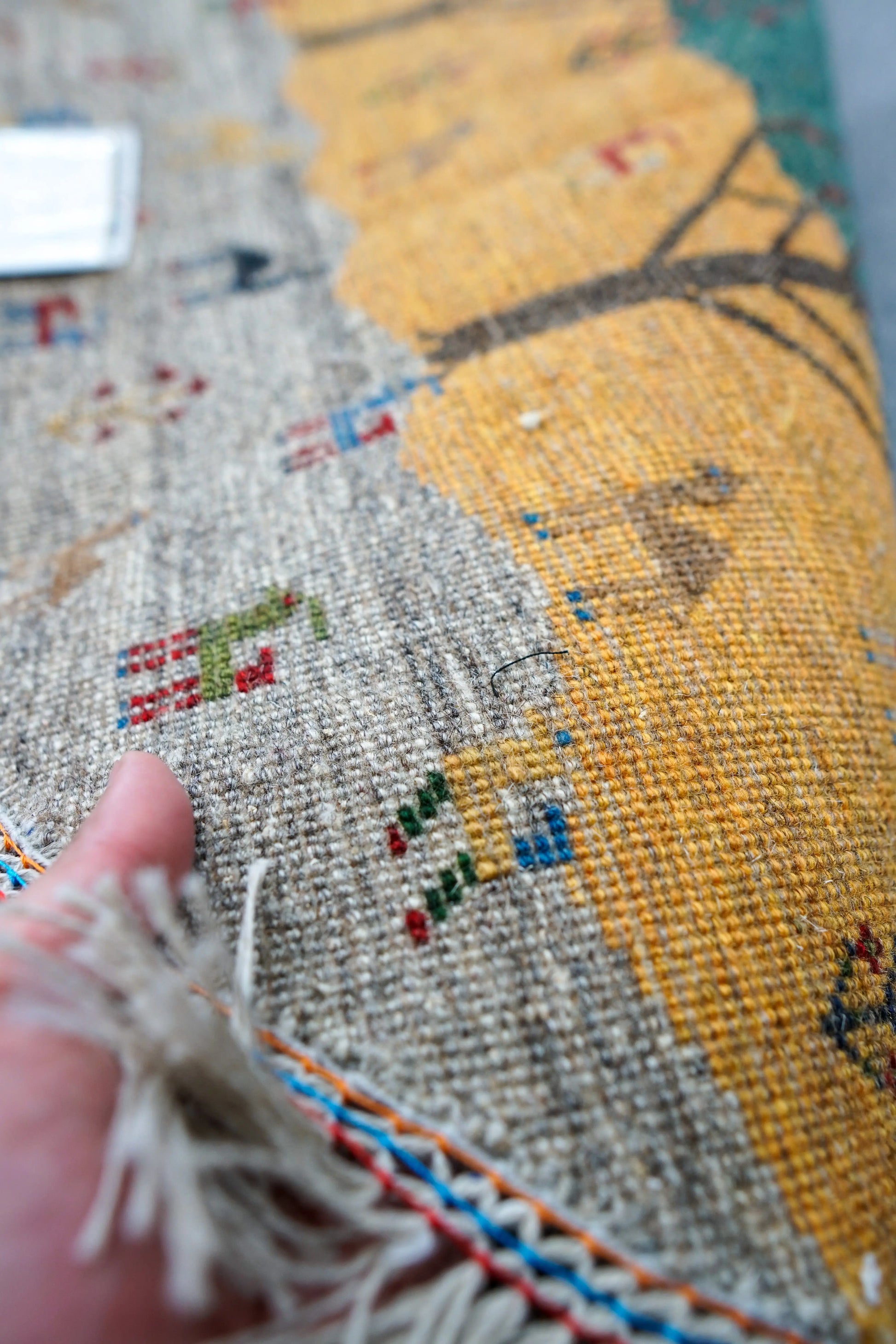 100×100cm   ペルシャ手織りカシュクリギャッベ Decorworks