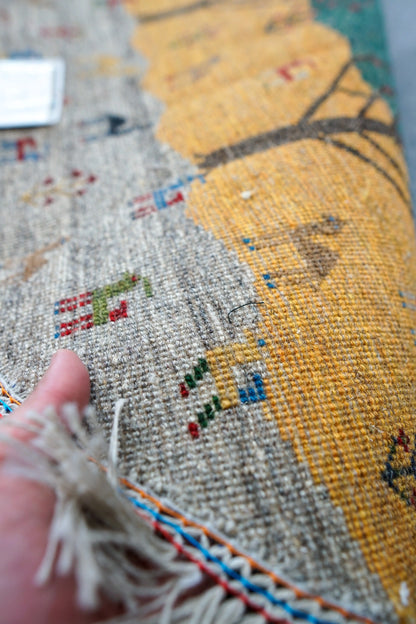 100×100cm   ペルシャ手織りカシュクリギャッベ Decorworks