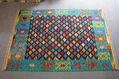 149×102cm　　アフガニスタン手織りキリム　　　 Decorworks