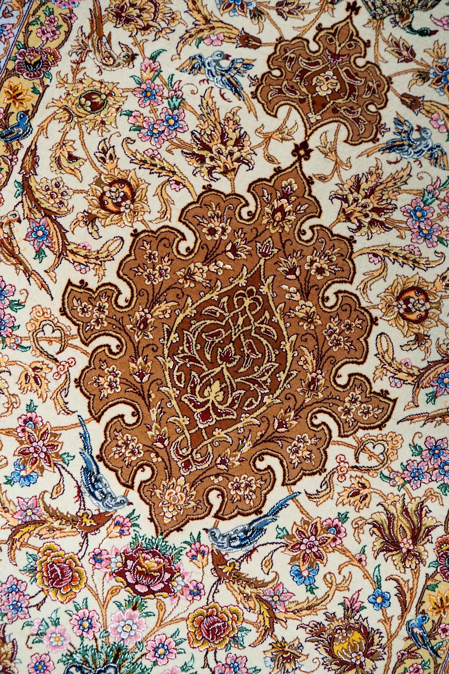 ペルシャ絨毯イスファハン サハラク房 163×110cm