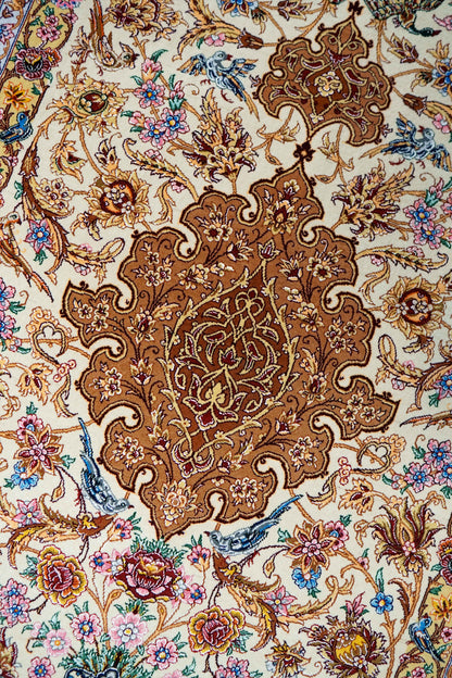 ペルシャ絨毯イスファハン サハラク房 163×110cm