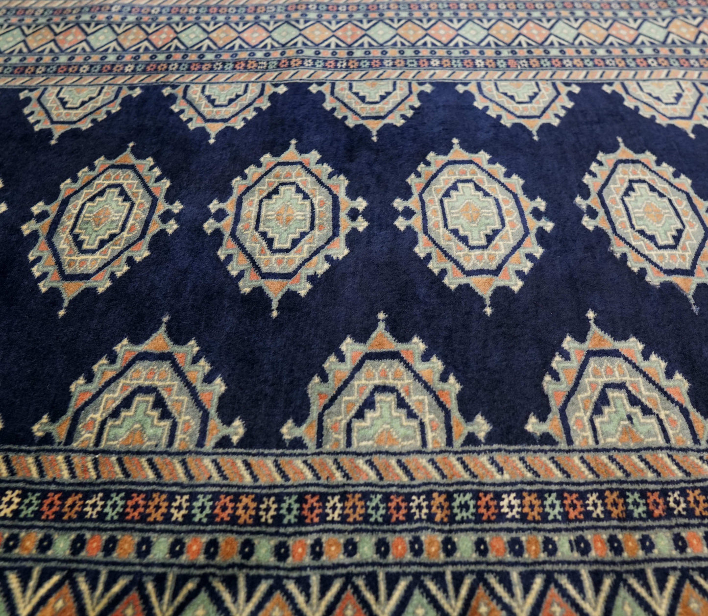  パキスタン手織り絨毯 153×95cm｜草木染ウール