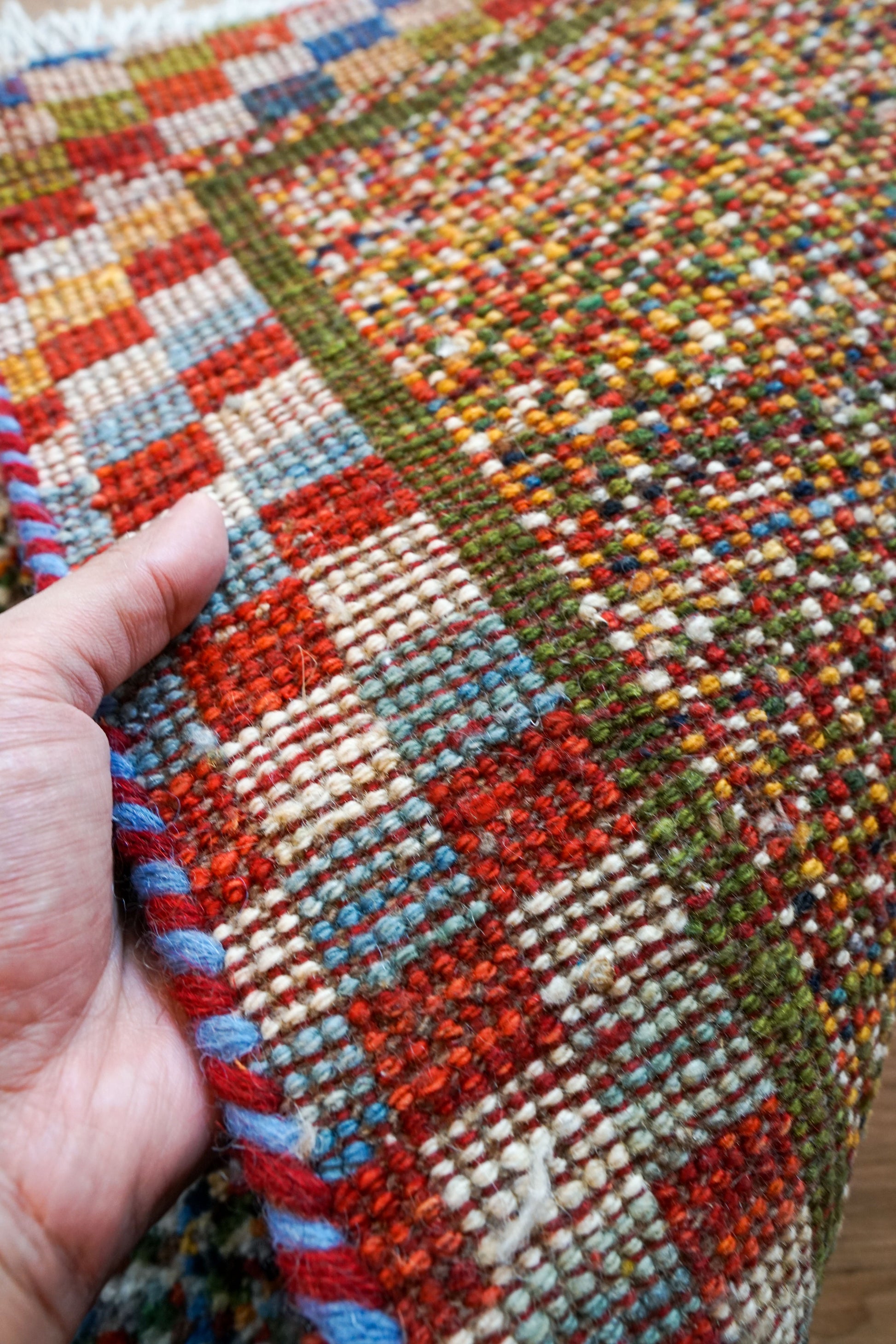 Collection 80×50cm　ペルシャ絨毯 手織りギャッベ アマレ族 ギャベ