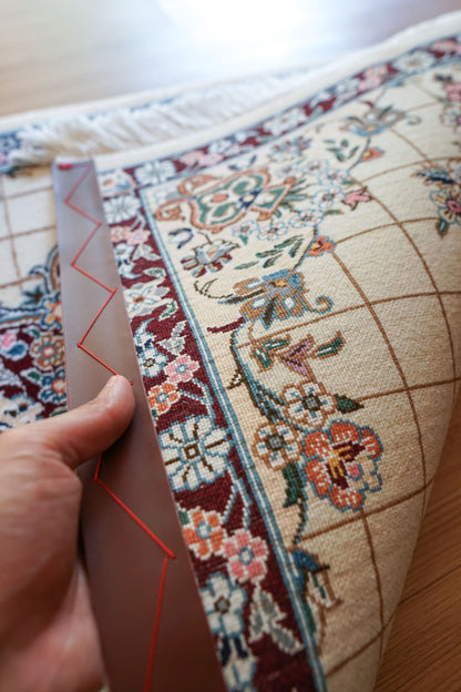  ペルシャ絨毯 ナイン産 94×65cm