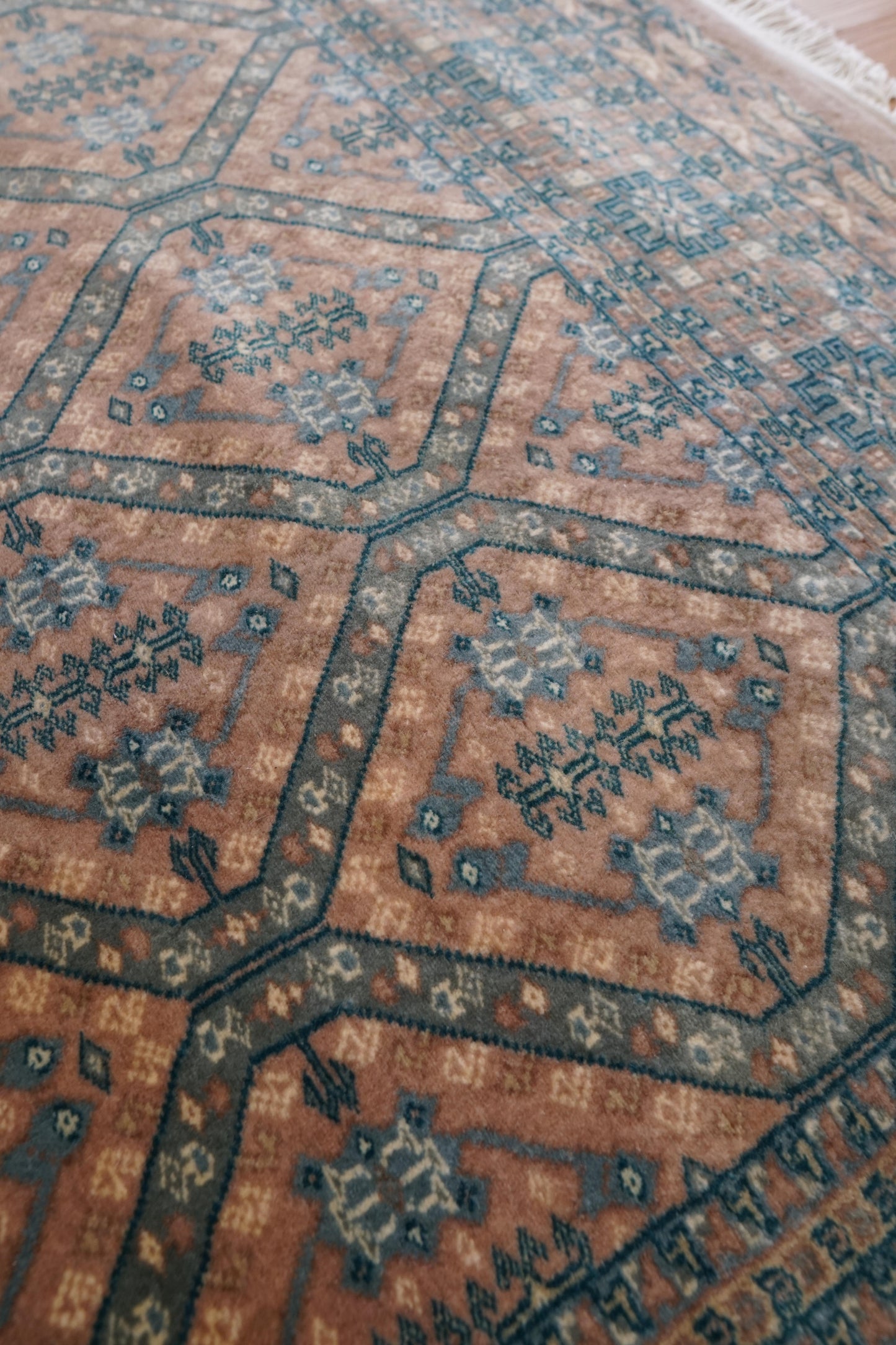  217×153cm パキスタン手織り絨毯 Fine quality11/22