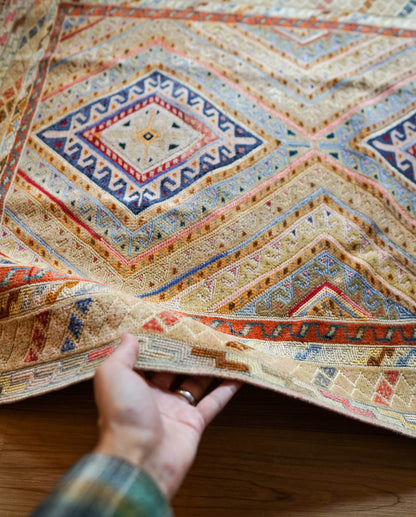 Collection 120×80cm アフガニスタン オールドマシュワニキリム 手織り 絨毯