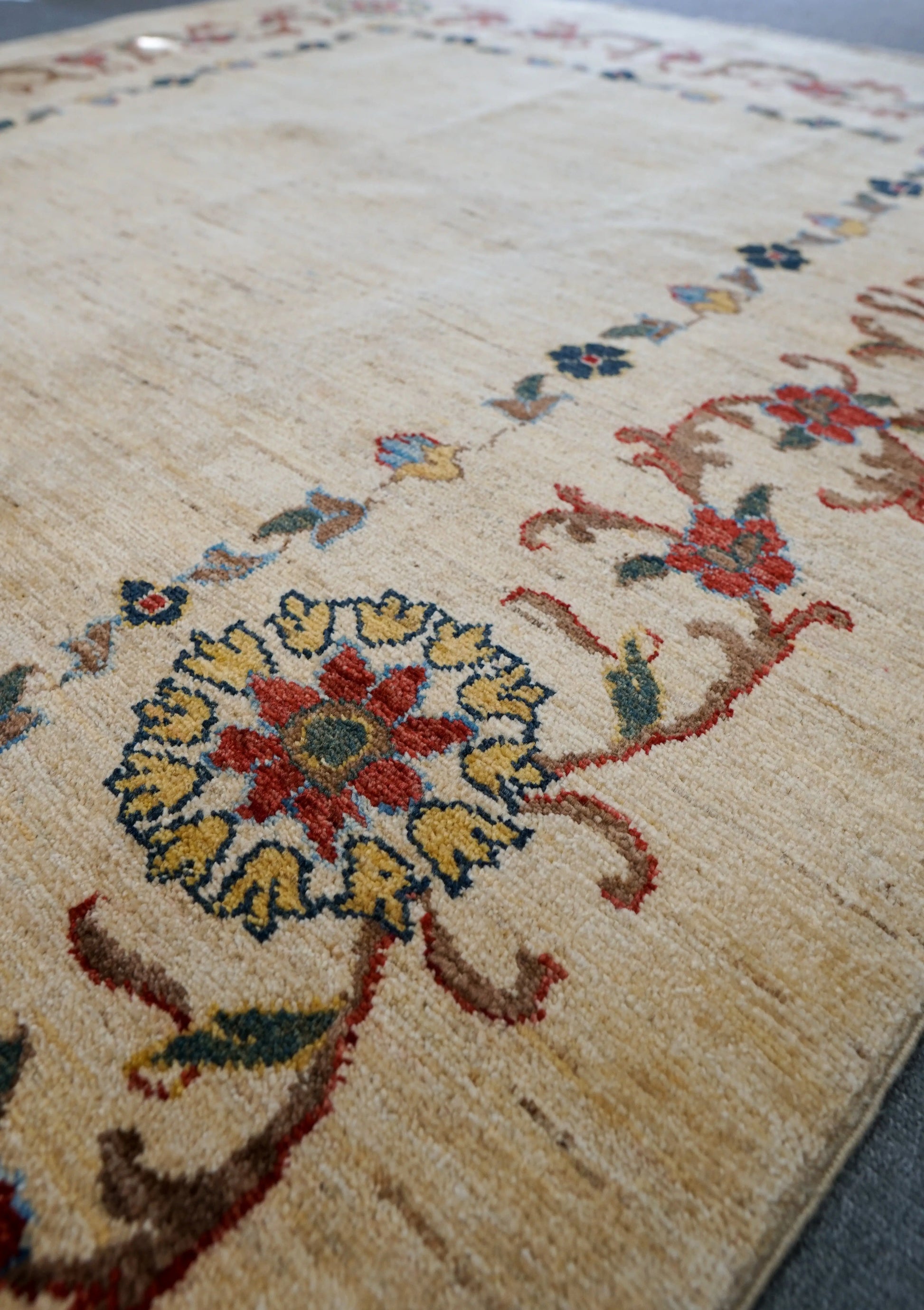 250×152cm  ガズニウール手織りギャッベ パキスタン 絨毯 - Decorworks