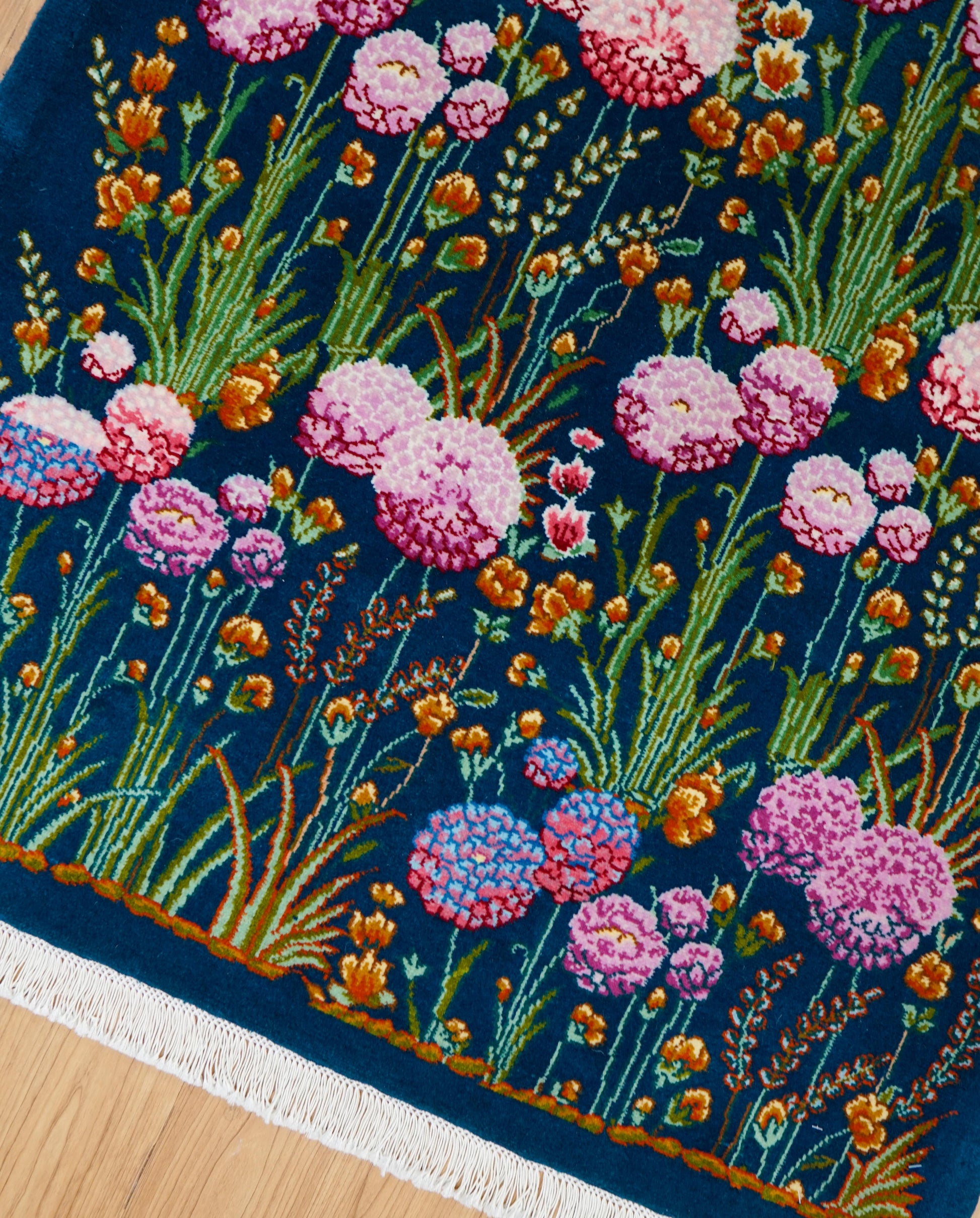  ペルシャ手織り絨毯 タブリーズ 175×103cm