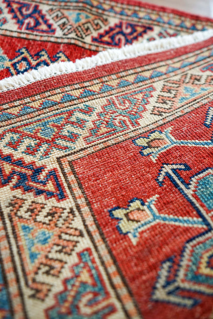  アフガニスタン絨毯 カザックラグ 92×63cm