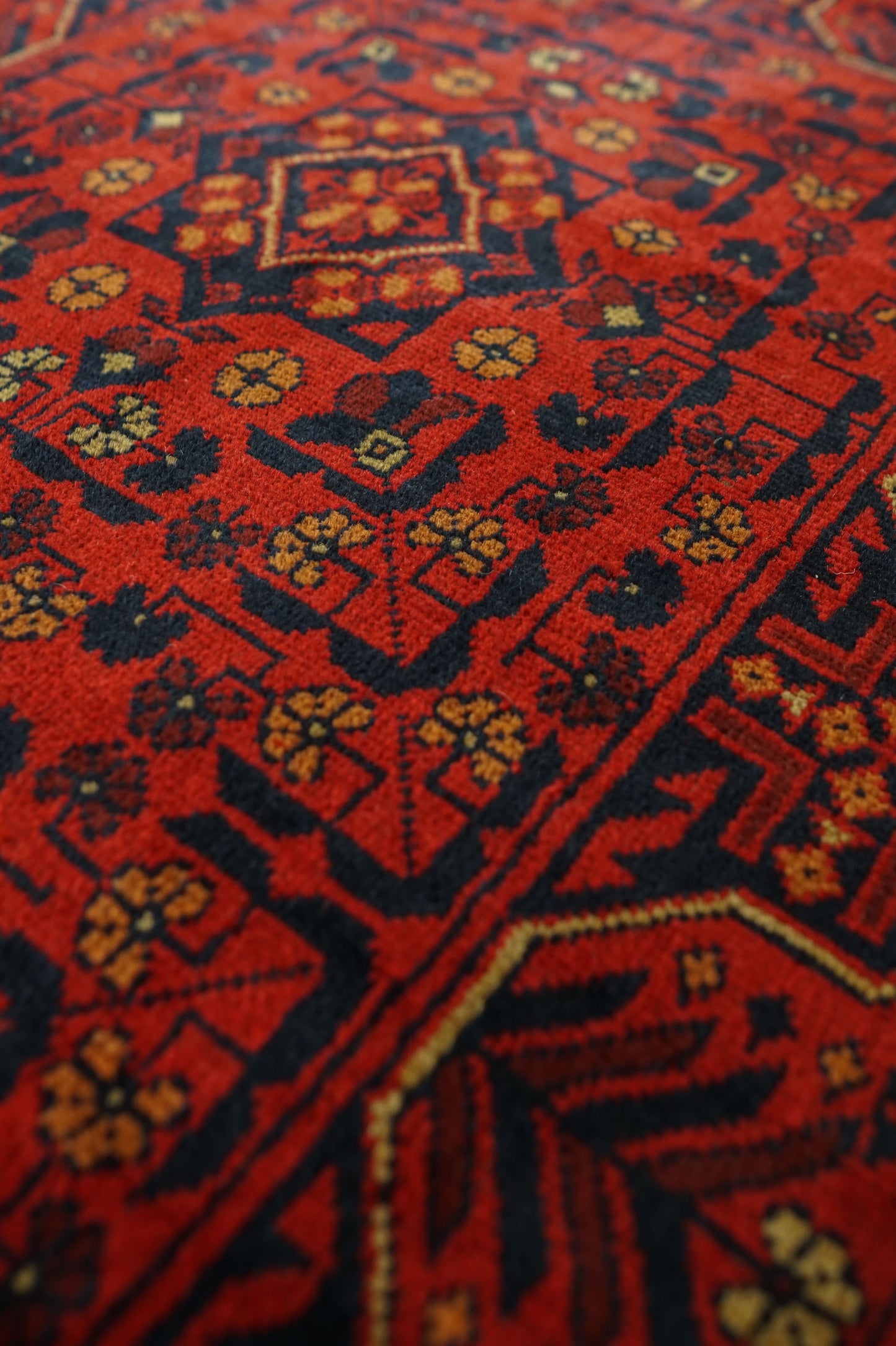 Collection トライバルラグKhal Mohammadi 手織り絨毯 200×83 ランナー