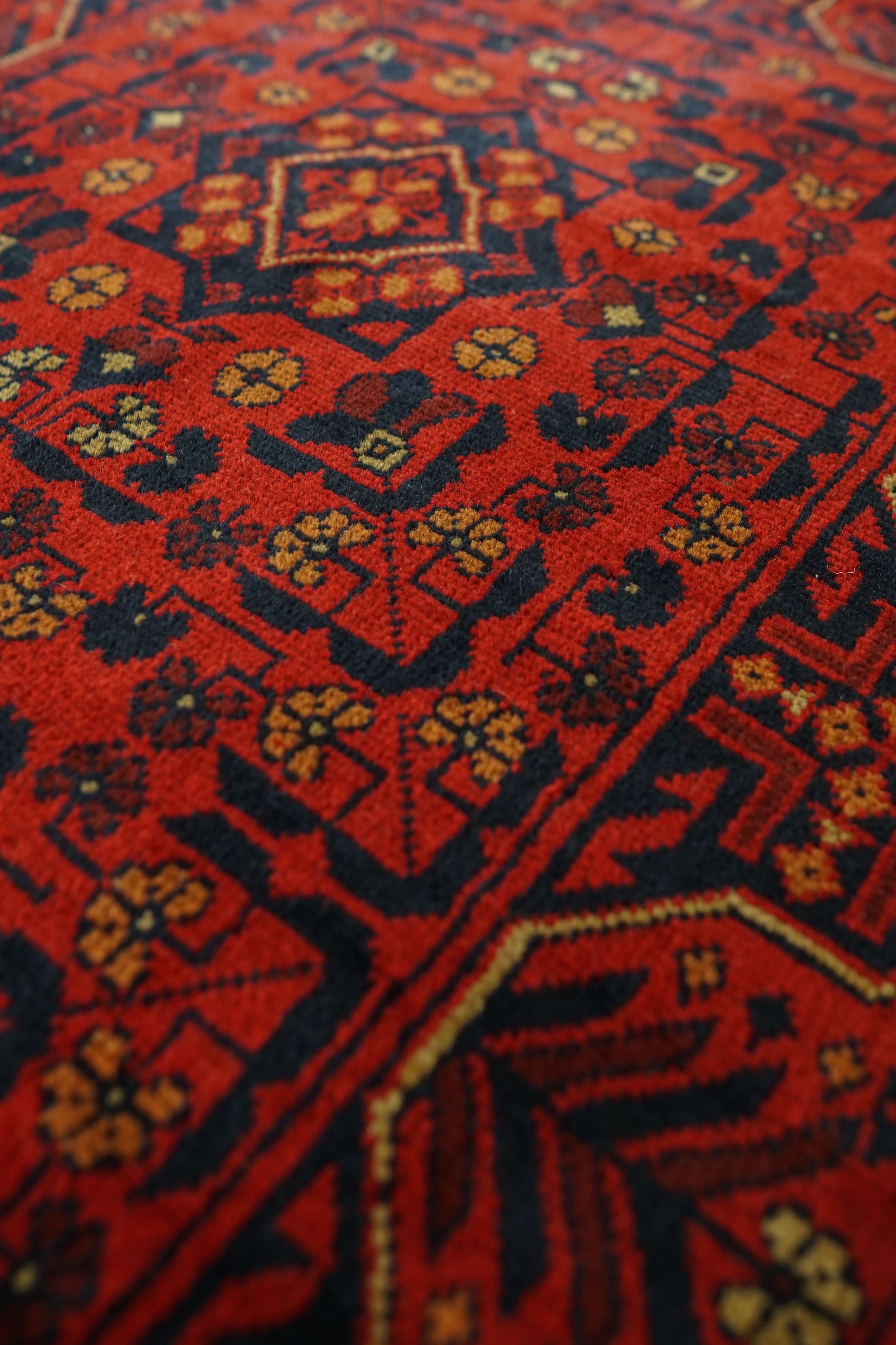 Collection トライバルラグKhal Mohammadi 手織り絨毯 200×83 ランナー