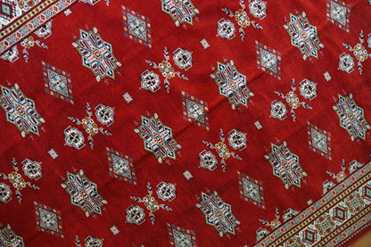 Collection パキスタン手織り絨毯 245×155cm メリノウール ファインクオリティ トライバル伝統文様