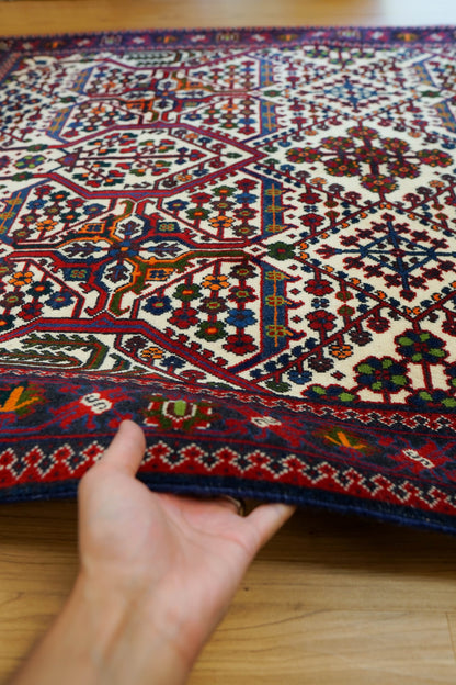  ペルシャ絨毯 カシャーン 157×110cm