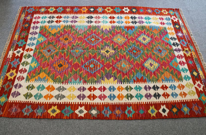 153×104cm　　アフガニスタン　手織り　キリム Decorworks