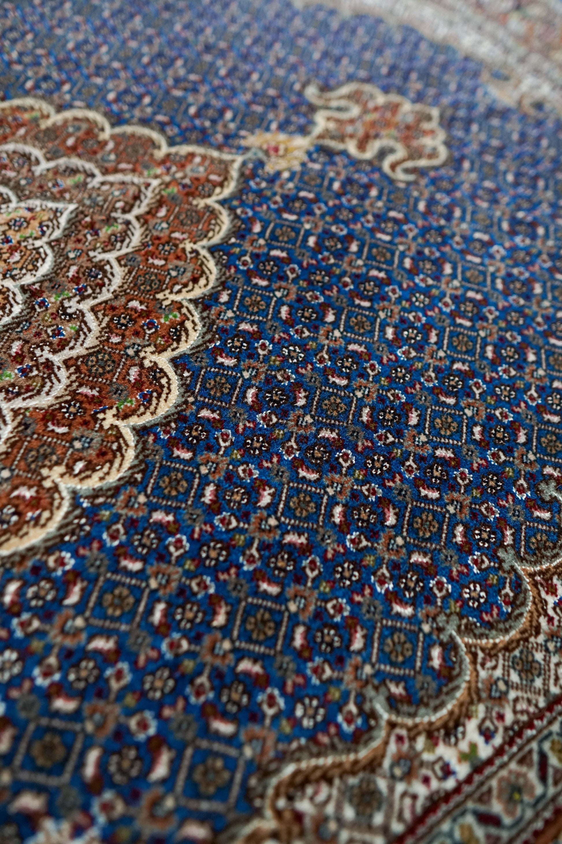 Collection 154×106cm 手織り ペルシャ絨毯 タブリーズ産　50RAJ