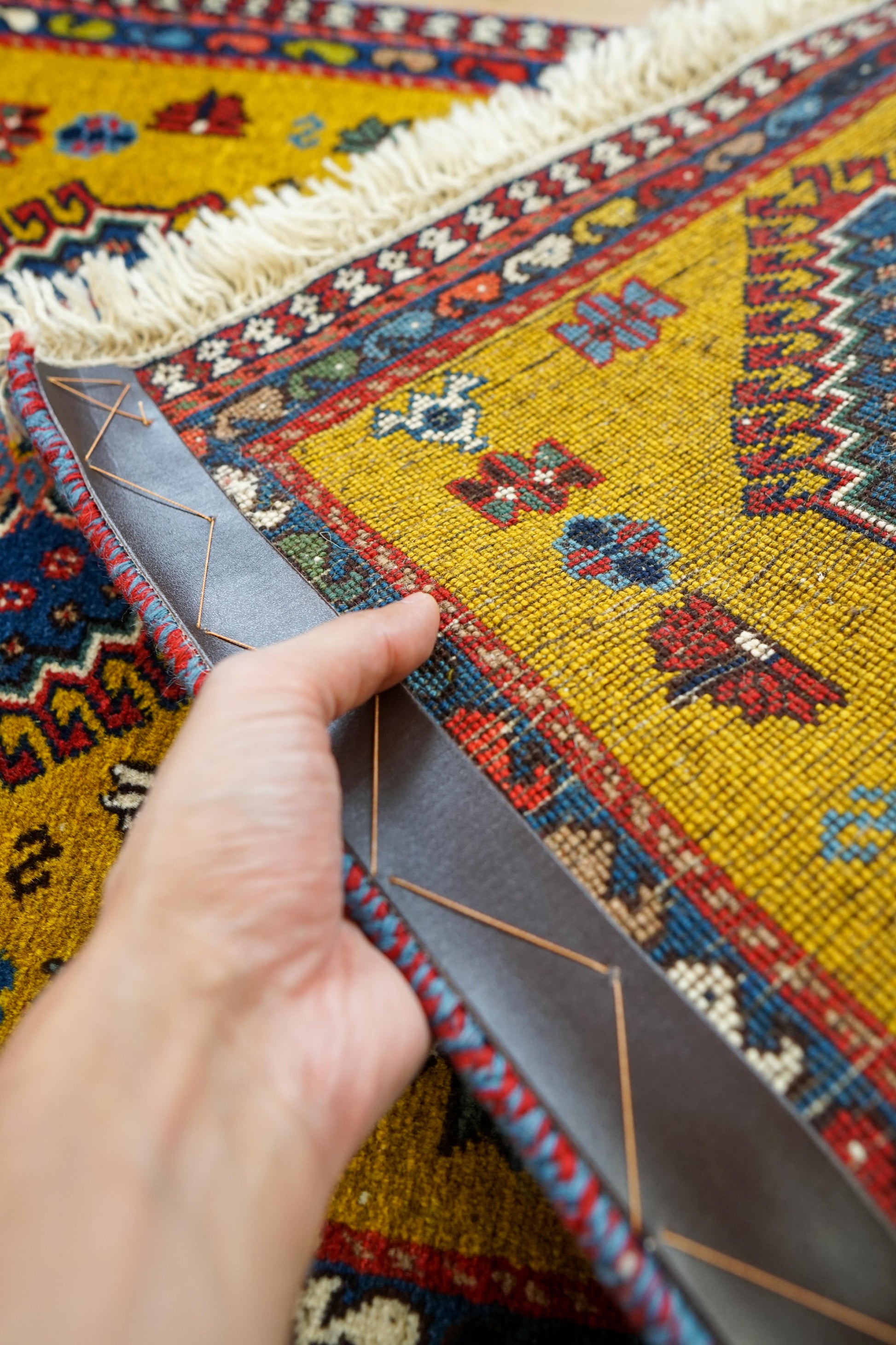  98×60cm ペルシャ絨毯 ヤラメ