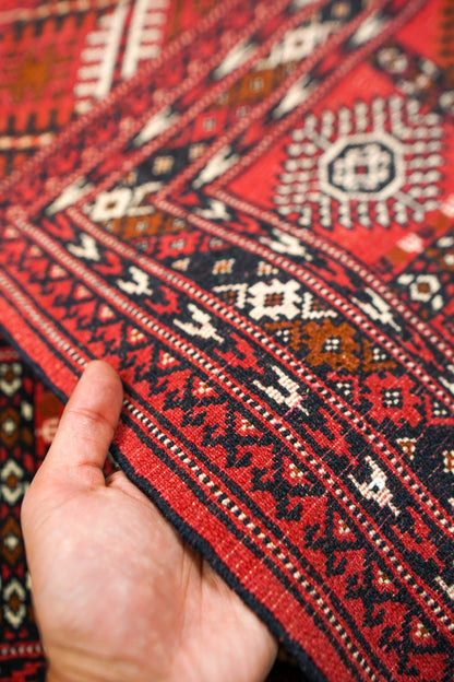  ペルシャ絨毯 トルクメン・ボハララグ 295×210cm｜ウールとシルク