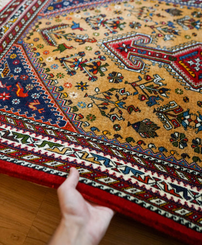 Collection ペルシャ手織り絨毯 アバデ 150×100cm Fine Quality トライバルウールラグ