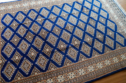  パキスタン手織り絨毯 185×126cm . トライバルラグ