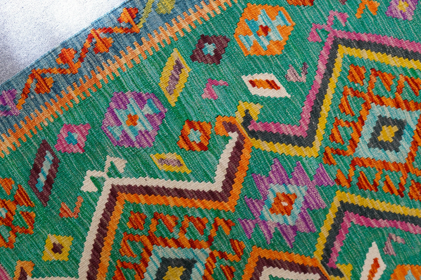 147×100cm　　アフガニスタン　手織り　キリム　　 Decorworks